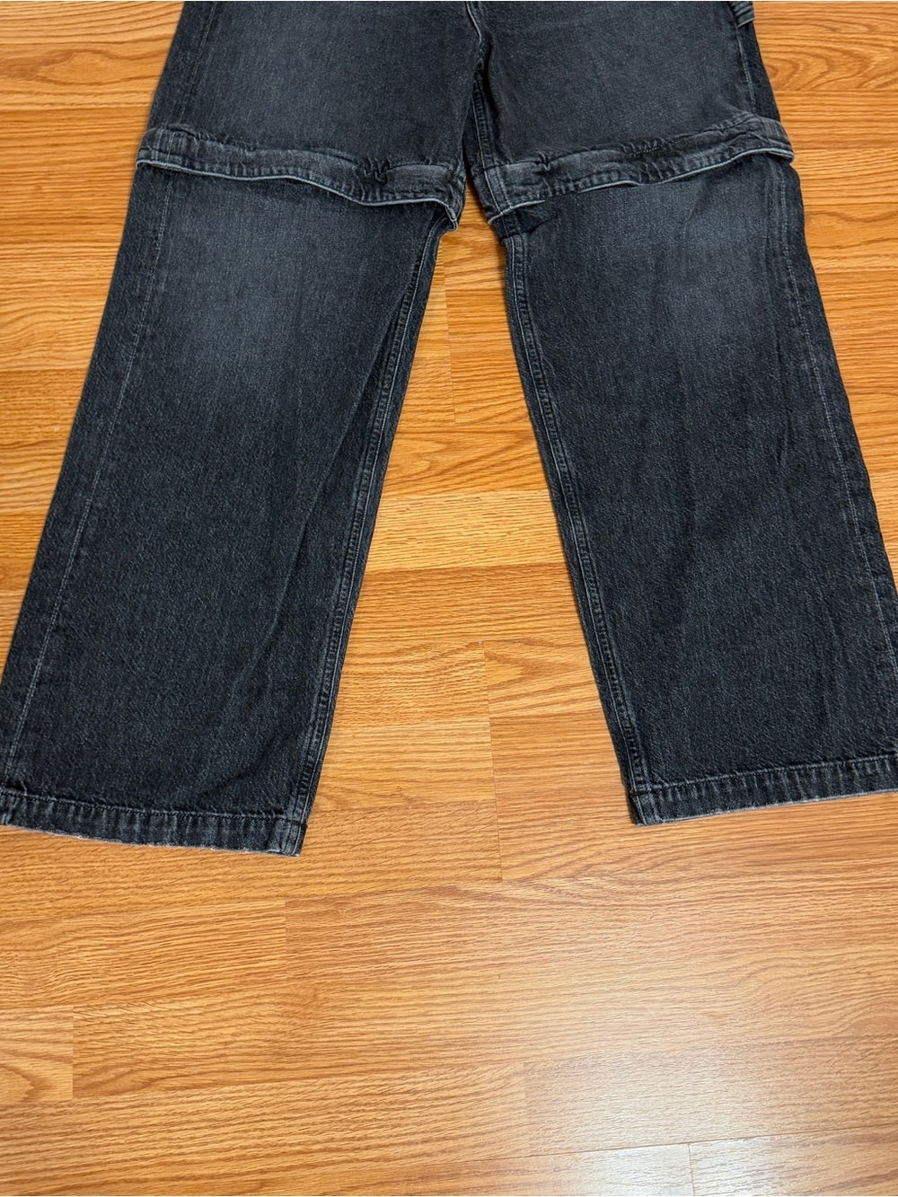Agolde Risha Zip Utility Jeans In Sin Size 28 - Picture 5 of 11